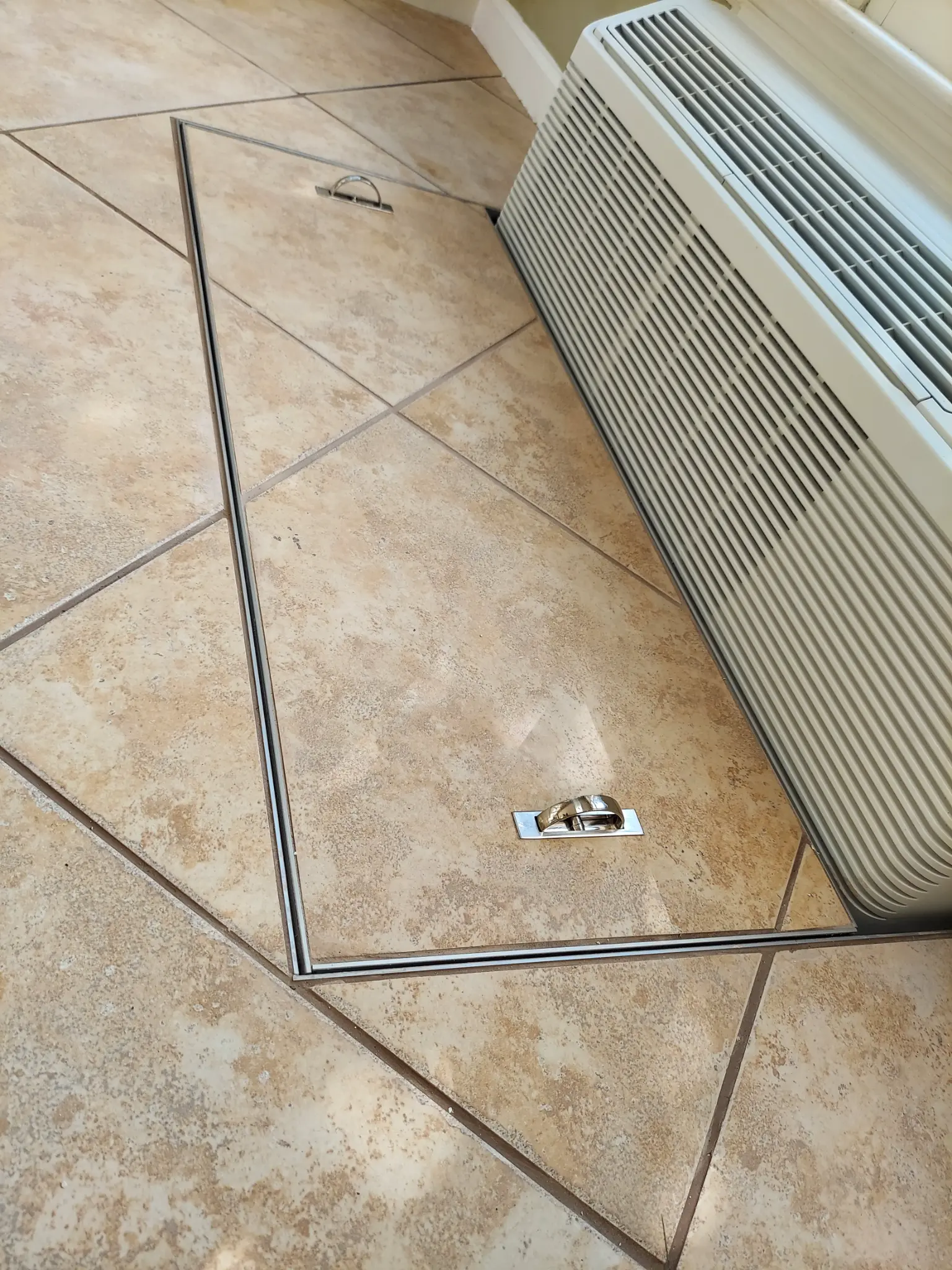 Custom Tile Access Panel — After