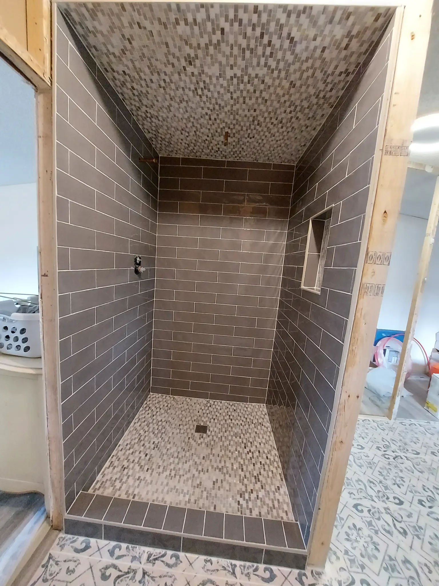 Full Mosaic Shower Build